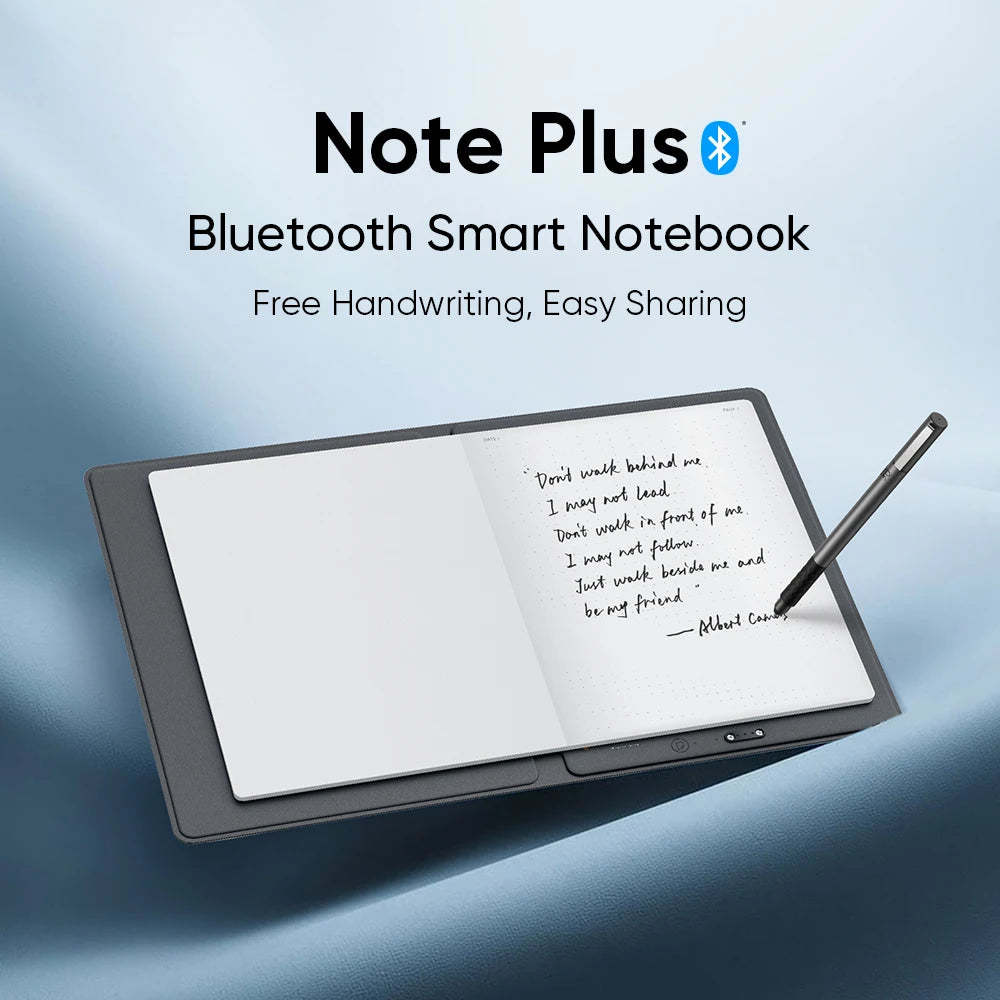 Smart Notebook XPPen Note Plus with A5 Paper 1000mAh Battery Smart Ink Pen Support Bluetooth connection to Android/iOS Devices